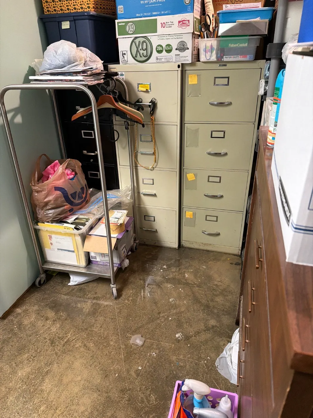 After-hours dry-out at Westwood Park commercial property